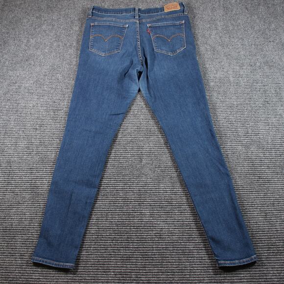 Levi's 720 Jeans Womens 30x30 Blue High Rise Super Skinny Distressed - Picture 7 of 11